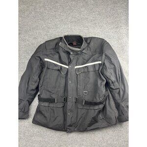 Firstgear Kilimanjaro Jacket Mens 3XL Black Motorcycle Adventure Touring Riding